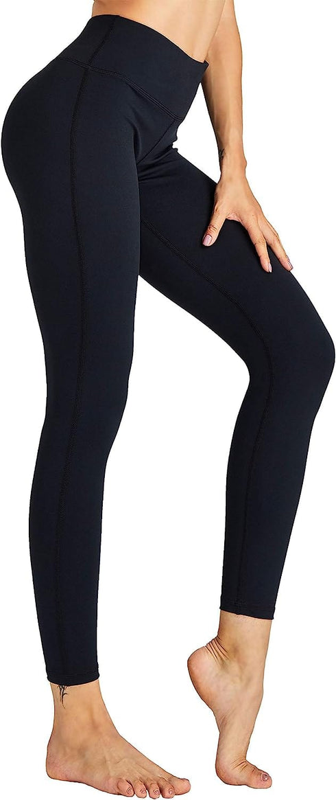 Women's Yoga Pants Printed Running Tights,Workout Running Leggings Tummy Control